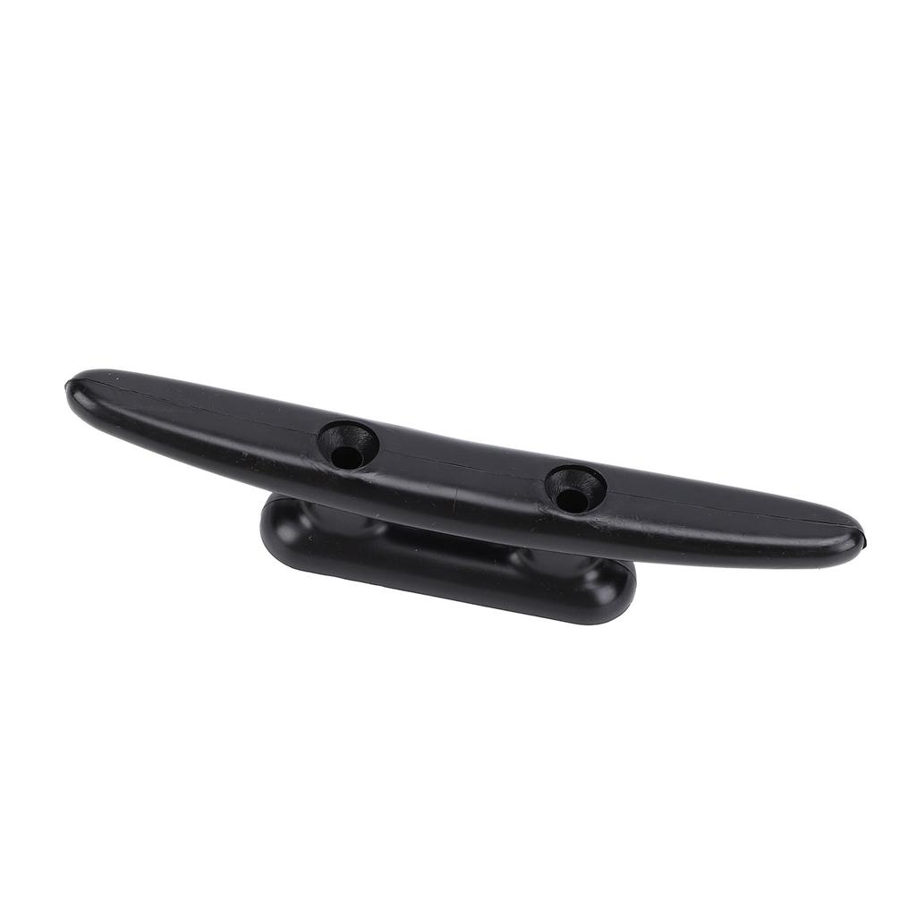 Boat Cleat Black Nylon Strong Tensile Strength Dock Cleat for Marine Deck Nautical Decor 128mm/5.04in