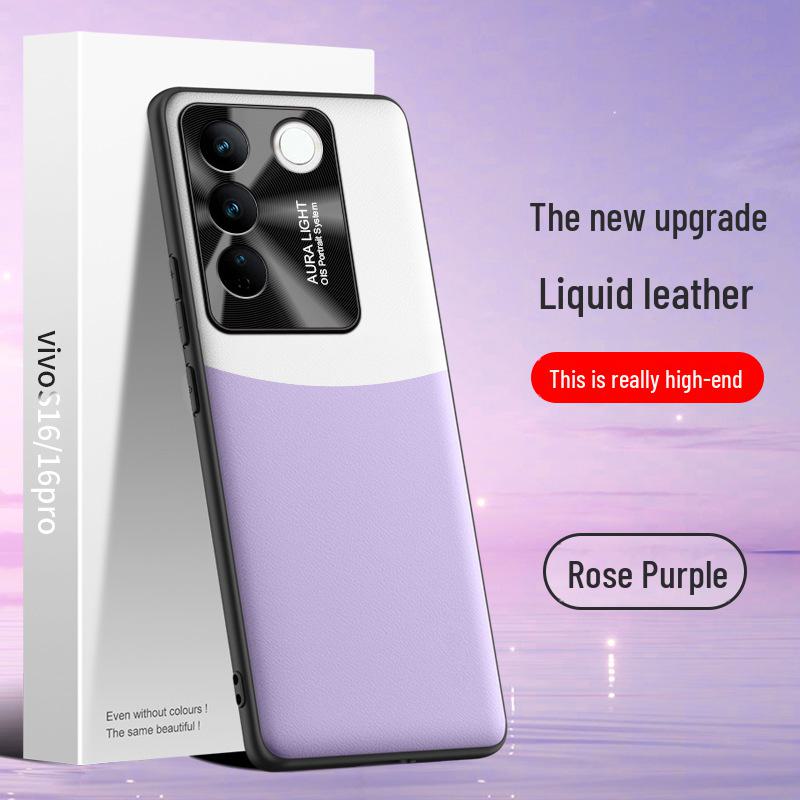 

Защитный чехол из жидкой кожи Vivo S16 от падения — цельный чехол от пятен и капель vivo S16 Pro