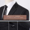 Jacket Business Blazer Suit Tailored 2 Buttons [FOMANSH] Men's