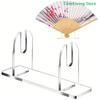 1/2pcs Acrylic Foldable Fan Stand Display Stands Holder Space-Saving Desk Organizer For Japanese & Chinese Hand Fans
