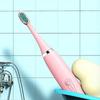 Kids Electric Toothbrush IP7 Waterproof Battery Powered Toothbrush Cute Bunny Pink Electric Toothbrush
