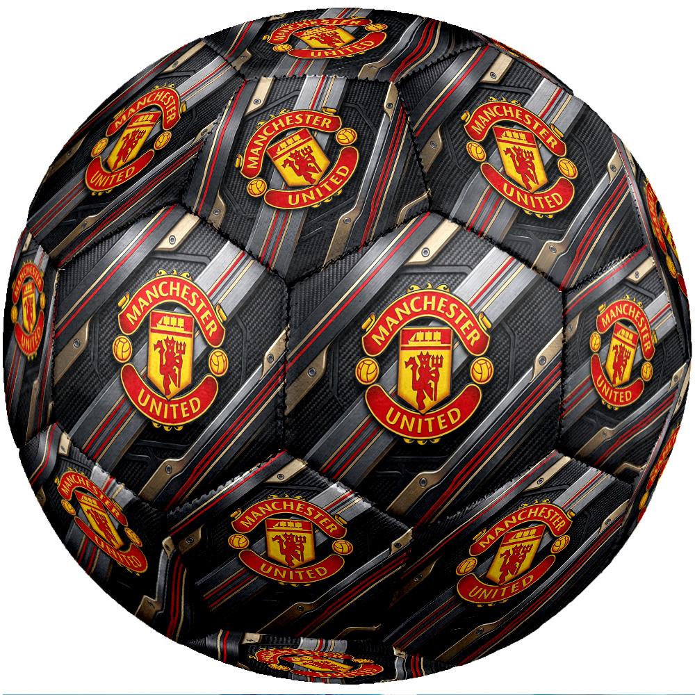 Manchester United Thema Fußballball Größe 5 Fußballball Weiche Haptik Professioneller Trainingsfußball für Outdoor-Sportarten