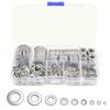 580PCS Stainless Steel Flat Washer Set M2-M12, 304 Metal Gasket Assortment