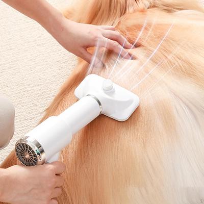 2 In 1 Pet Grooming Hair Dryer with Slicker Brush Professional Adjustable