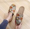 Four Seasons Non-Slip Indoor Linen Sandals for Men & Women - Lightweight Home Slippers for Summer