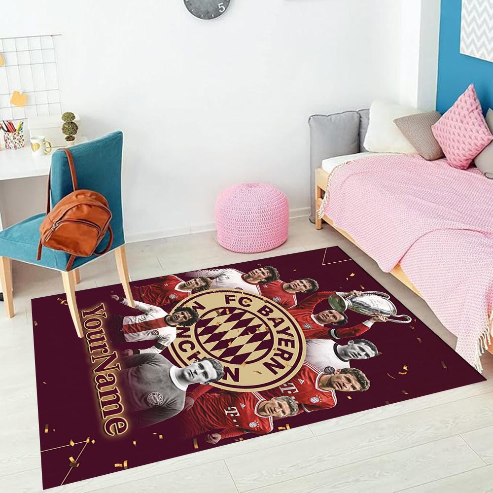 Fc Bayern München (14) Customize your name rug, office chair cushion, home bedroom living room gift.