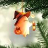 Halloween Ornament Cute Ghost Pumpkin Decor Car Interior Decor Pendant