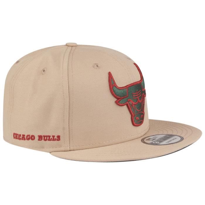 9FIFTY Kappe - New Era - Chicago Bulls - Beige - Verstellbar - 100% Polyester
