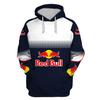 2026 Men's Red Bull 3D Print Casual Sports Hoodie