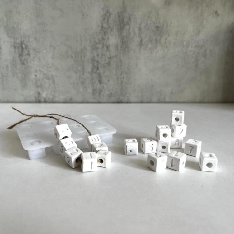 Creative Bead Designs Sturdy Silicone Mould for Artisanal Cake and Candle Creation Decoration Kitchen Gadget