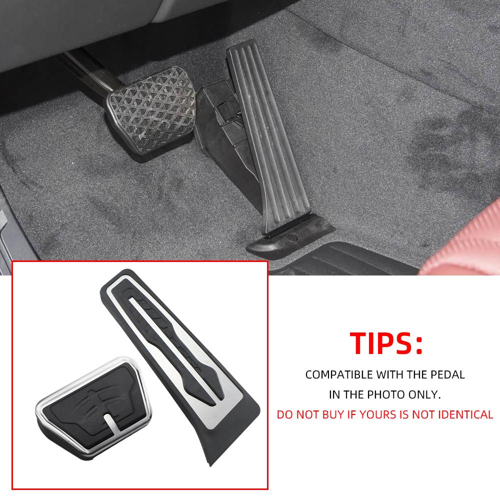 Car Pedal Cover for BMW X5 G05 X5M X7 G07 2019-2025 LHD Accelerator Gas Brake Foot Rest Pedals Stainless Steel Pad Accessories