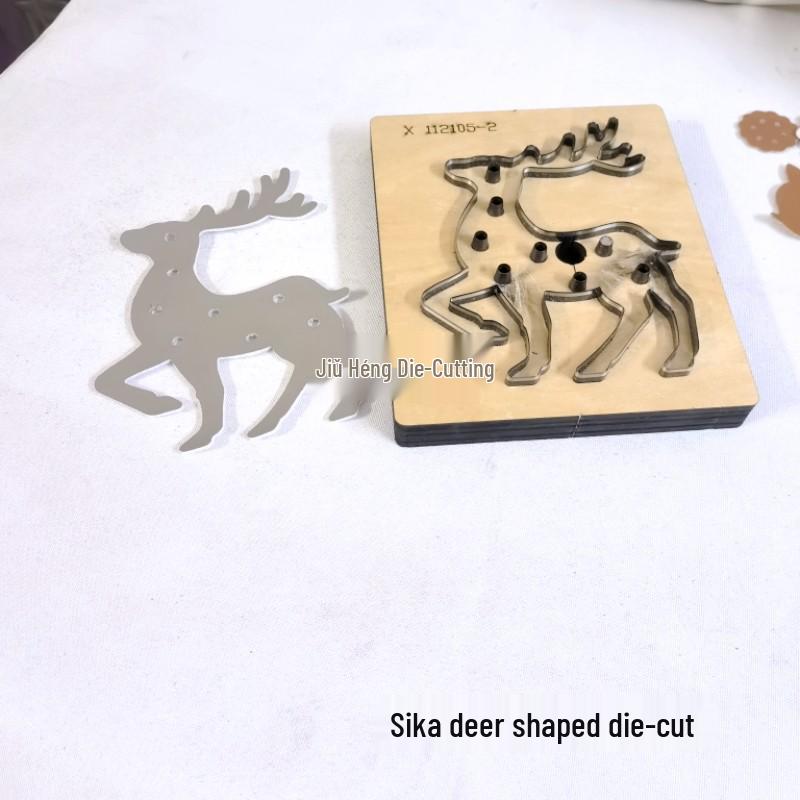 

Кожгалантерея Форма кулона животного Лазерный нож-штамп Матрица Wooden Base with Domestic Knife