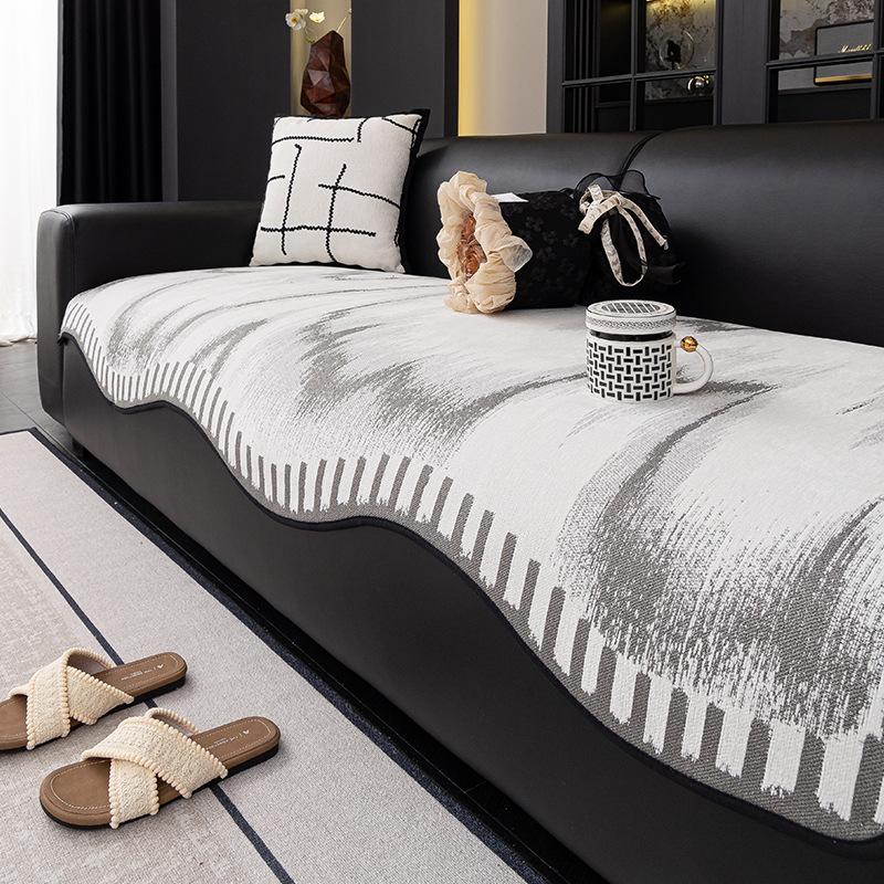 Modern Simple Sofa Cushion Special-Shaped Straight Sofa Cover  New Four-Season Universal Irregular Sofa Cushion Cloth