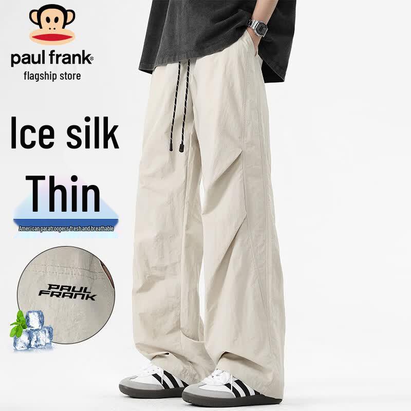 Paul Frank Men s Summer Ice Silk Loose Fit Cargo Pants 2XL