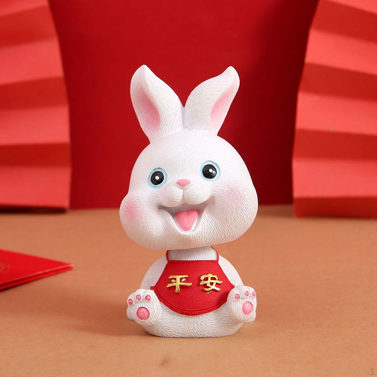 

Statue Bunny Small Figurine for Office Cake Toppers Home Decor style A
