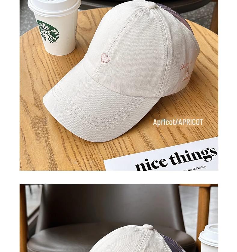 Women's Summer 2024 Ponytail Sun Hat: Open-Top Baseball Cap for Outdoor Sun Protection