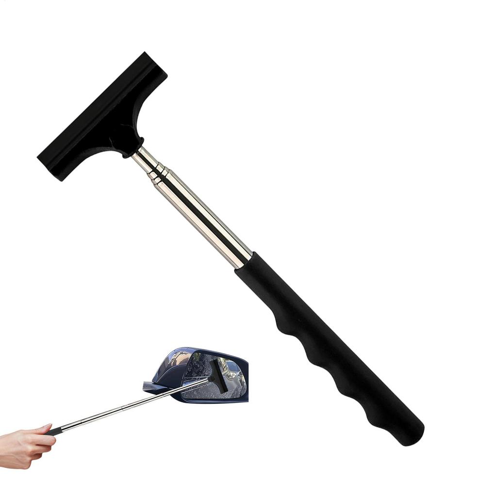 Tragbarer Auto-Fensterabzieher Auto-Fensterreinigungswischer mit rutschfestem Griff Wischer Auto-Seitenspiegel-Reinigungswerkzeug