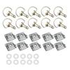 19mm Universal Quick Release D-ring Turn Clip Race Fairing Fastener For Off-Road Scooter Street Motorcycle Suzuki Ducati Aprilia