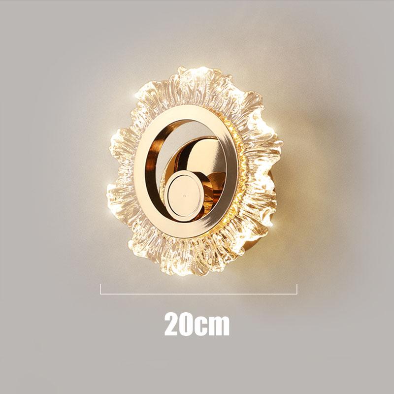 

Светодиодный настенный светильник в форме солнца, скандинавское внутреннее освещение для дома, прикроватные лампы, свет для коридора, спальни, ванной комнаты, гостиной, декоративный свет White light