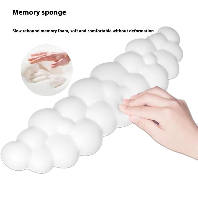 Cloud Wrist Rest for Computer Keypad Arm Wrist Rest Base Extended Rest Ergonomic Memory Foam for Keypad Mouse Typing