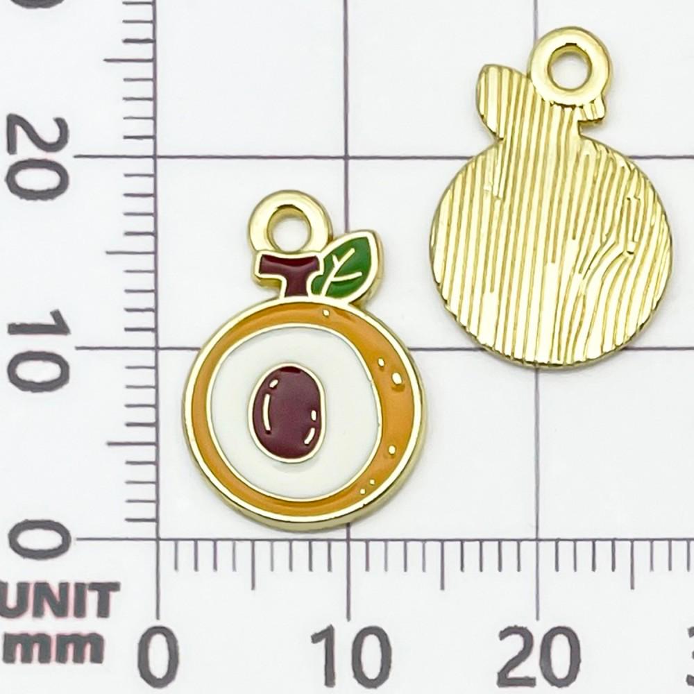 30 Colorful Fruit Enamel Pendants for DIY Jewelry - Apples, Watermelons, Cherries