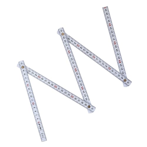 Niigata Seiki SK Fiber Folding Ruler with Quick Step Scale, 1m, PFR-100CKD