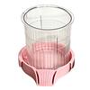 Aufbewahrungsbasis für Ninja Creami Becher Silikonwanne Entwässerungsdesign Intelligente Drainage Anti-Spritz-Schräger Organizer zur Beseitigung von Unordnung auf der Arbeitsplatte