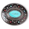 Style European And American Retro Belt Buckle Color Point Oil Belt Buckle Spot