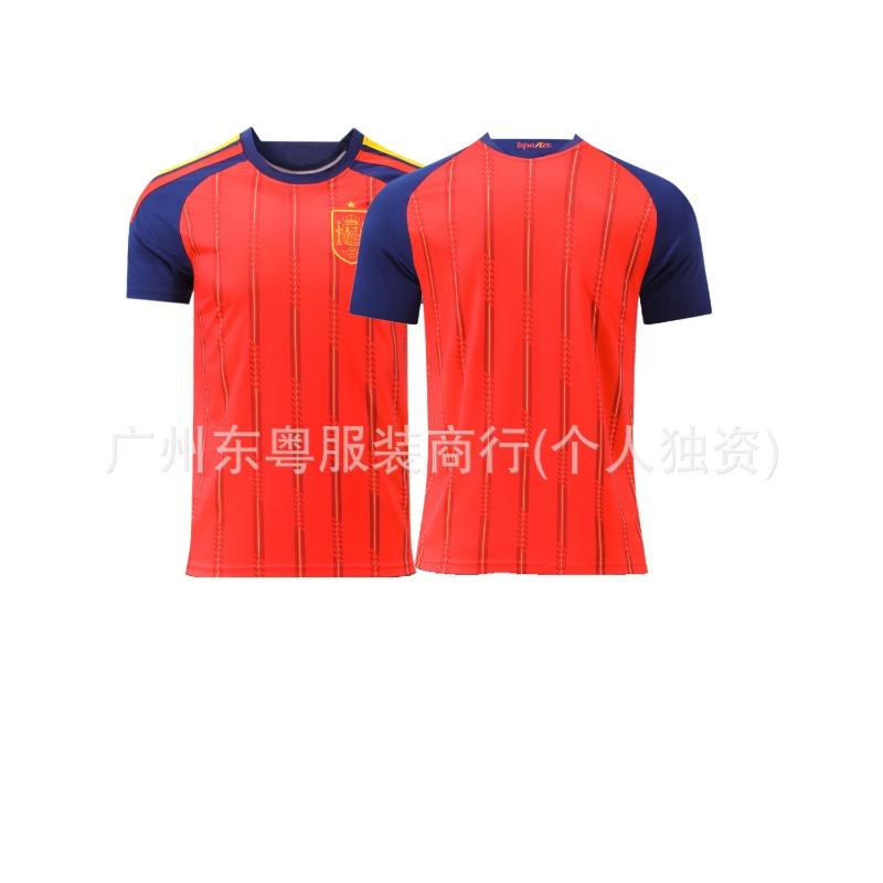 New Bar West Argentina Portugal Teeth France Belgium Jersey Adult Football Suit Club Short Sleeve T-Shirt
