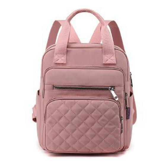 Women's Large Capacity Quilted Nylon Backpack - New Fashion Casual Travel Style