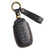 Vintage Leather Car Key Cover for Fiesta with Buckle