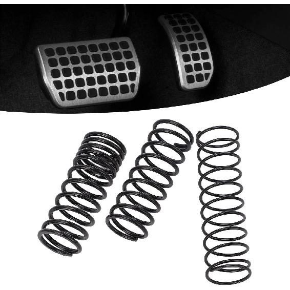 3 Pcs Pedal Spring Upgrade Kit for Logitech G25 G27 G29 G920 G923, High Strength Metal Brake Throttle Clutch Spring Set, Simulate Real Car Feel for