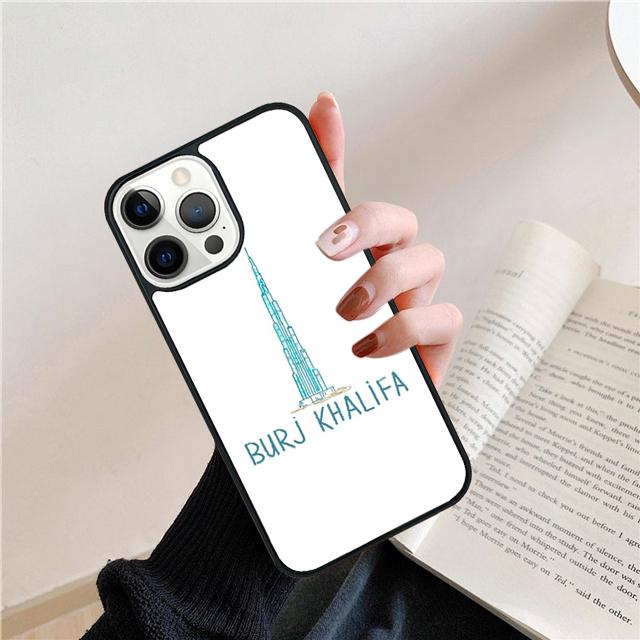 

Burj Khalifa Tower building Dubai Cover For iPhone 17 Air 15 16 14 13 12 Pro Max 11 Pro Max Plus Phone Case Coque iPhone 13pro