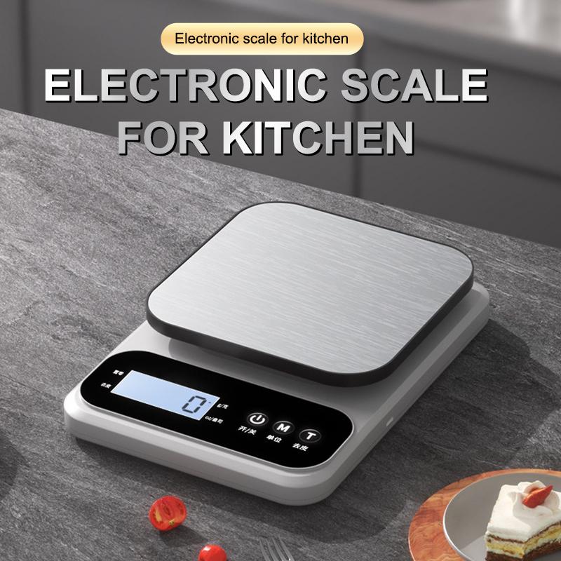 10Kg Kitchen Scale Baking Gram Weight Scales Lcd Display Rechargeable Electronic Table Scale Personal Healthy Diet Food Scale