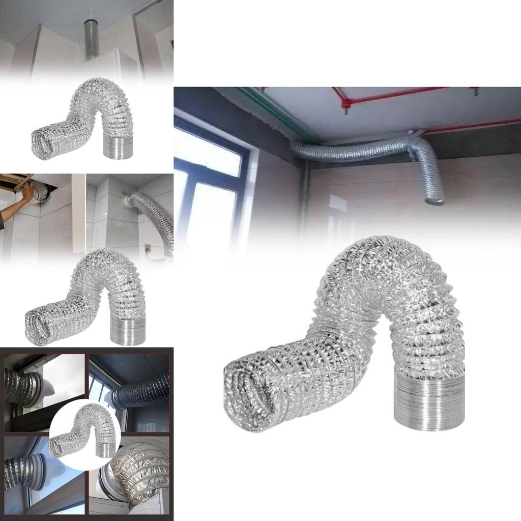 Všestranné roztažitelné hliníkové potrubí pro odsávací ventilátory s vysokou flexibilitou a tepelnou odolností