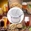 1pc Beer Homebrew Filter Bag for Brewing Malt Boiling Wort Mash Strainer Tool Washable Fine Mesh Strainer Bag Locking Clasp