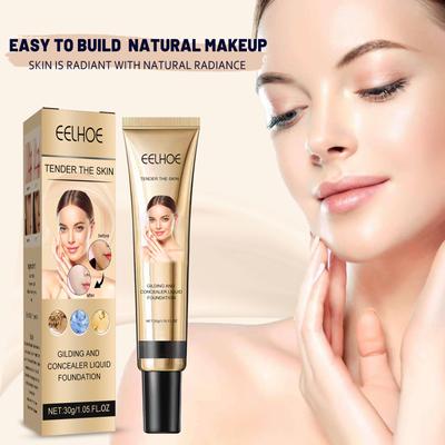 Full Skin Concealer Foundation Cream Face Professional Blemish Cover Dark Spot Tattoo Contour Cosmetic  Concealer Makeup Liquid 30g