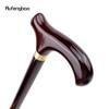 Red Wooden Single Joint Fashion Walking Stick Decorative Cospaly Cane Halloween Mace Crutch  Wand Crosier 92cm