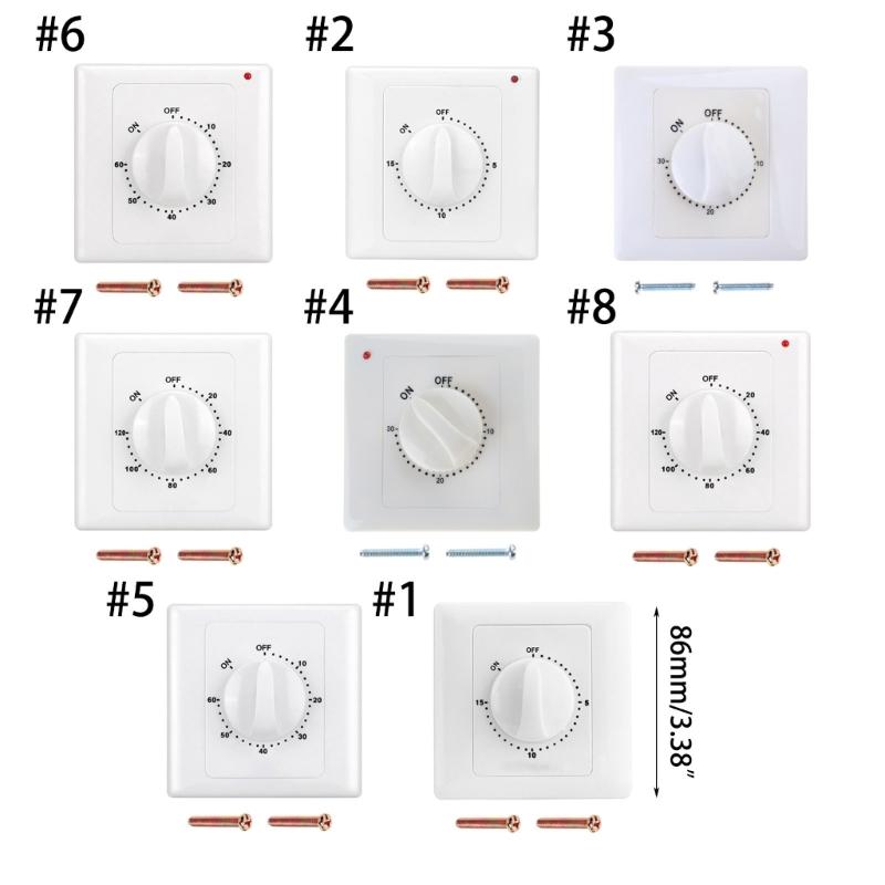 Mechanical Countdowns Timers Switches Automatic Power Close Mechanical Light Switches Time Control Switches  Easy to Use