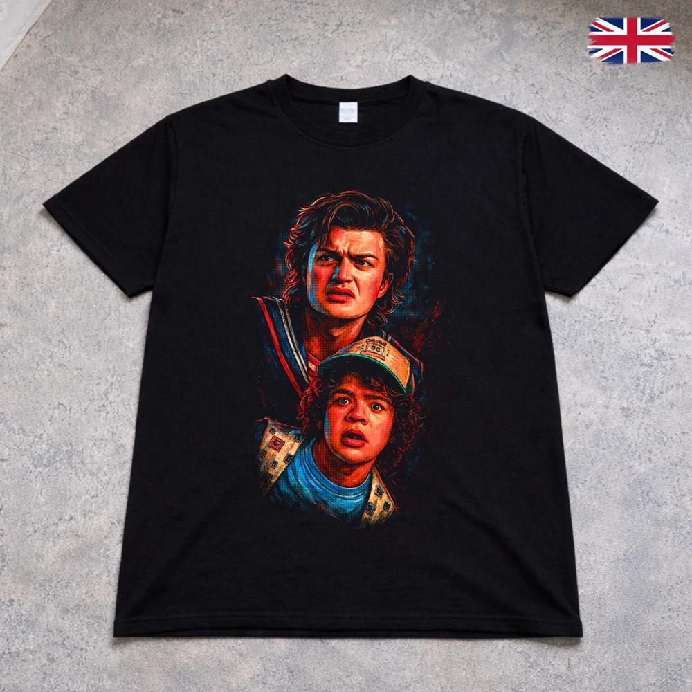 Stranger Things Retro Portrait T Shirt Netflix TV Show Graphic Tee Adults Kids 2XL