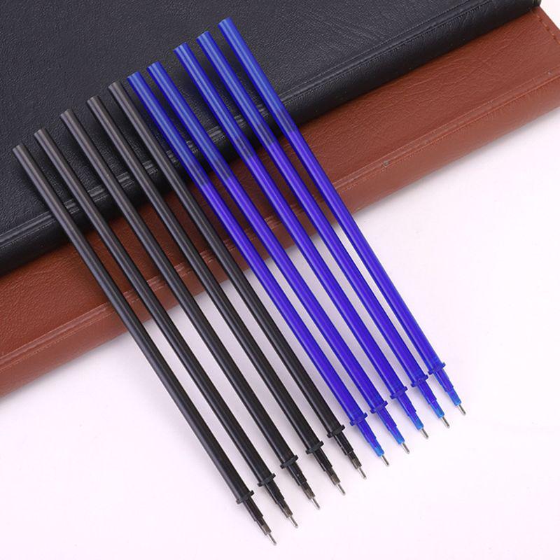 100 Stück Löschbarer Stift Nachfüllmine 0,5 mm Blaue/Schwarze Tinte Schreibstifte Geschenk für Studenten Schreibwaren