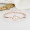 Heart-Infinite Rhinestone Bracelet - European & American Style