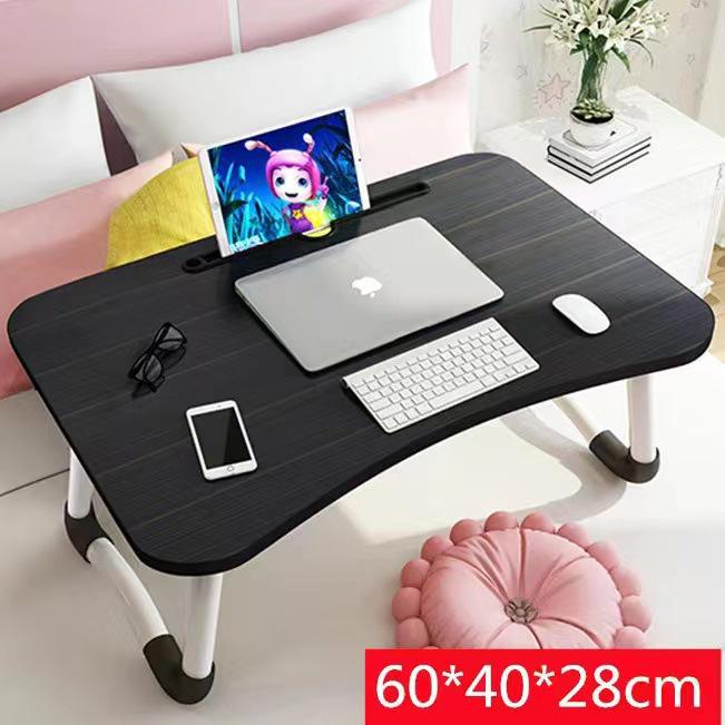 Compact Folding Laptop Table for Dormitory or Bay Window