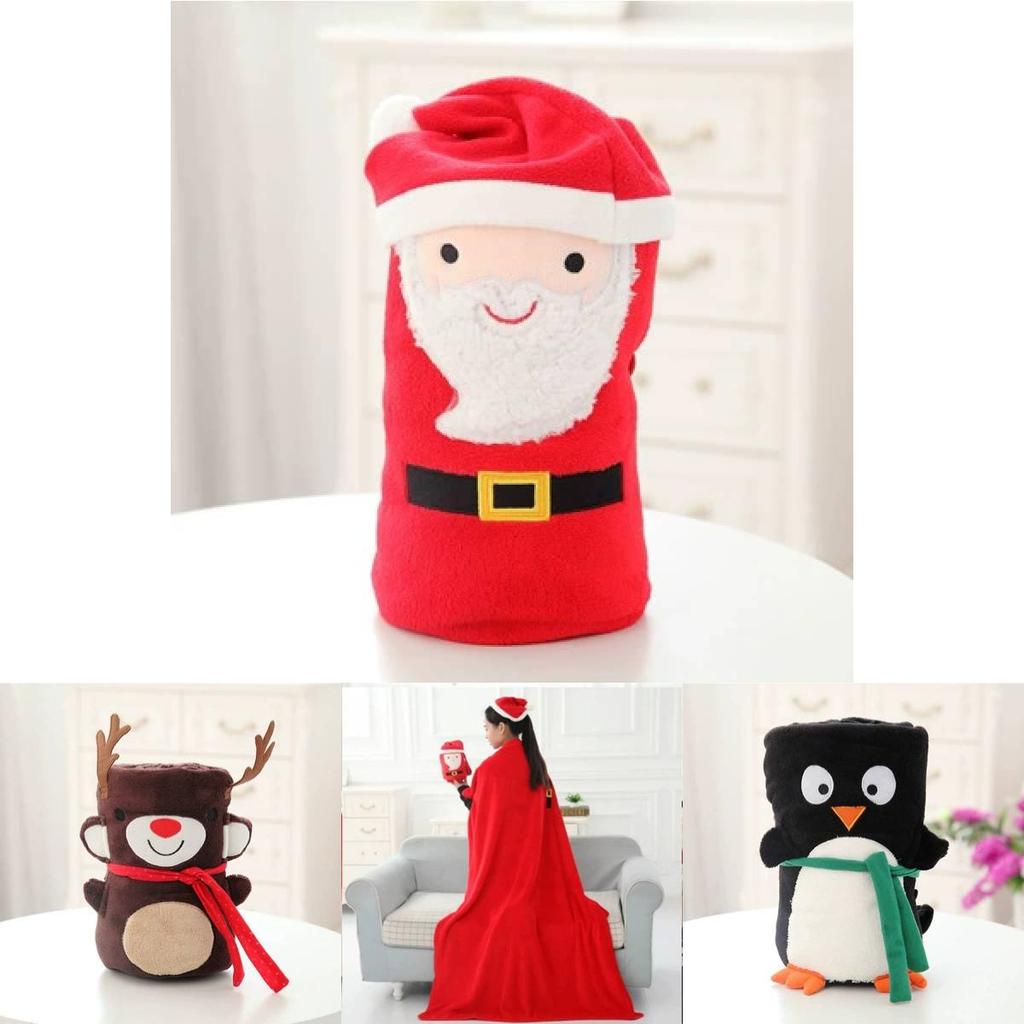 Snowman Plush Throw Blanket For Kids With Lightweight Fiber For Spring And Autumn Use