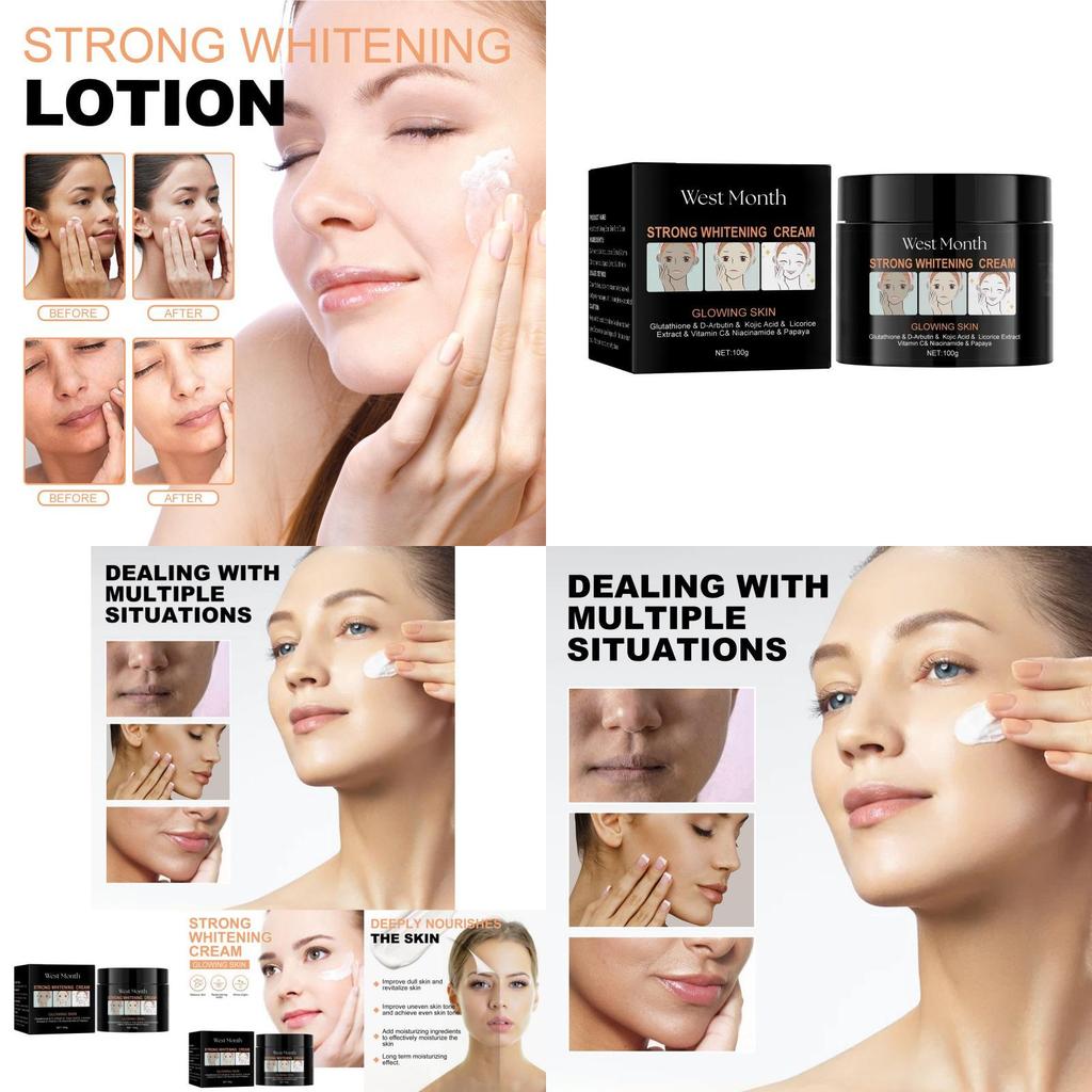 Crema Illuminante West Month Per Pelle Radiosa Nutriente Idratante Riparatrice Pelle Spenta