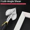 Electrician Angle Scissors 45 Degree Universal Trunking Scissors 90 Degree Woodworking Edge Banding Buckle Strip Multifunctional