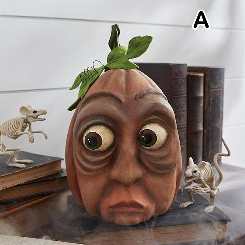 Halloween Pumpkin Outdoor Home Decoration Ghost Party Yard Venue Decoration Pumpkin Head Garden Decoration