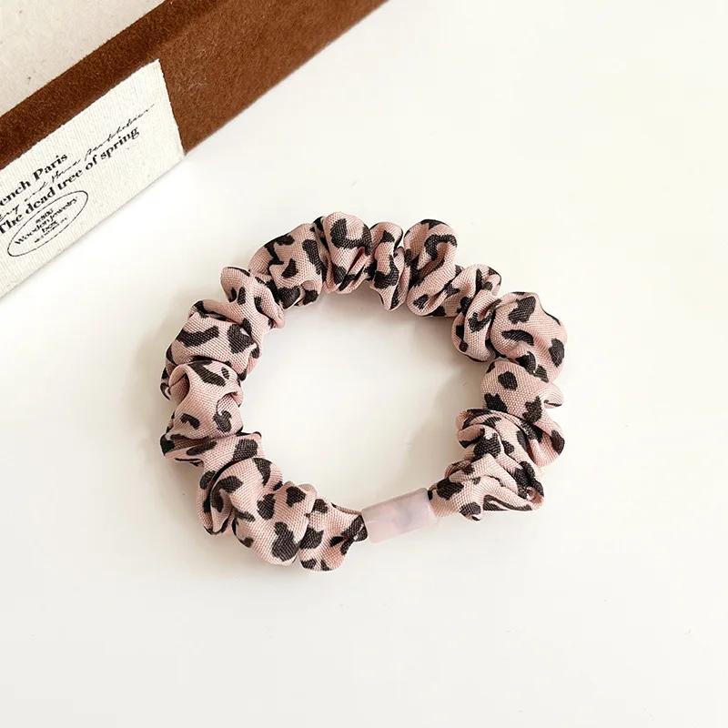 2026 Fashion Leopard Print HairBand High Elastic Small Hair Ties Rope Ponytail Headwear Women Creative Korean Hair Accessories