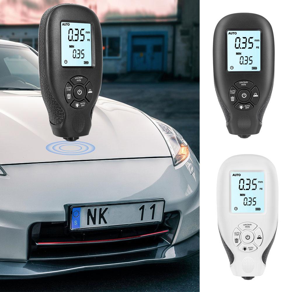 HW-300 Coating Thickness Gauge 0-2000um Car Paint Film Tester LCD Display Manual Paint Thickness Gauge Measuring Tools For Car
