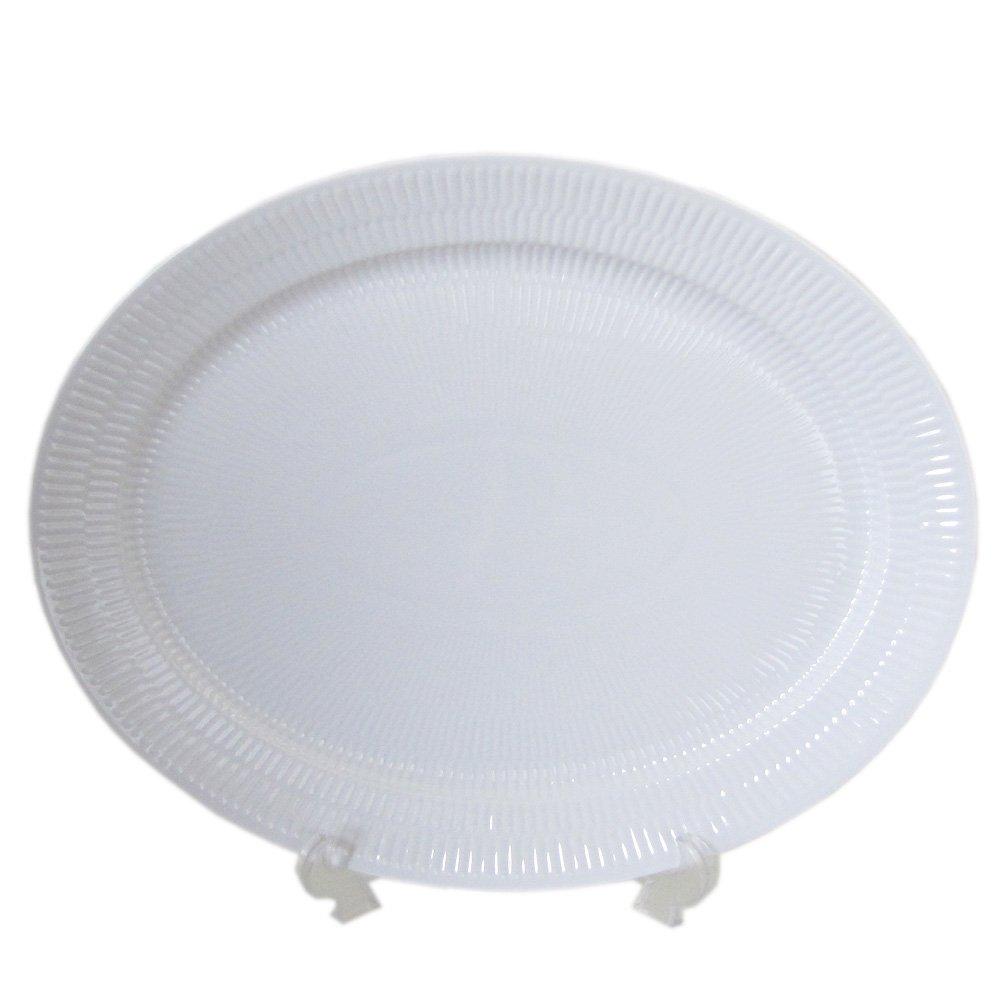 

Royal Copenhagen White Fluted Oval Dish, 33.5cm x 27cm, 2408633 [Parallel Import]